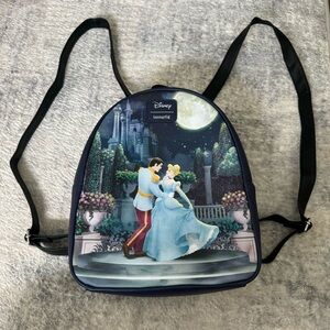 EUC Loungefly Disney Cinderella Moonlight Dance Mini Backpack.